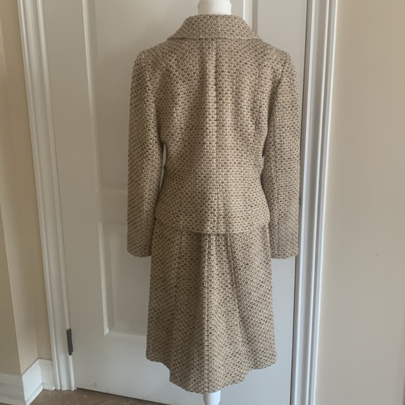 Ann Taylor LOFT tweed  jacket and matching skirt coordinated set - Picture 4 of 17
